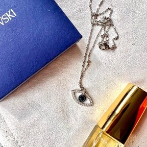 Swarovski Crystal Evil Eye Necklace with Box